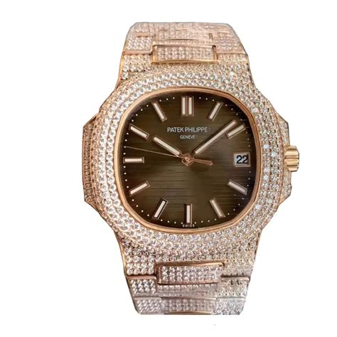 iced out patek replica